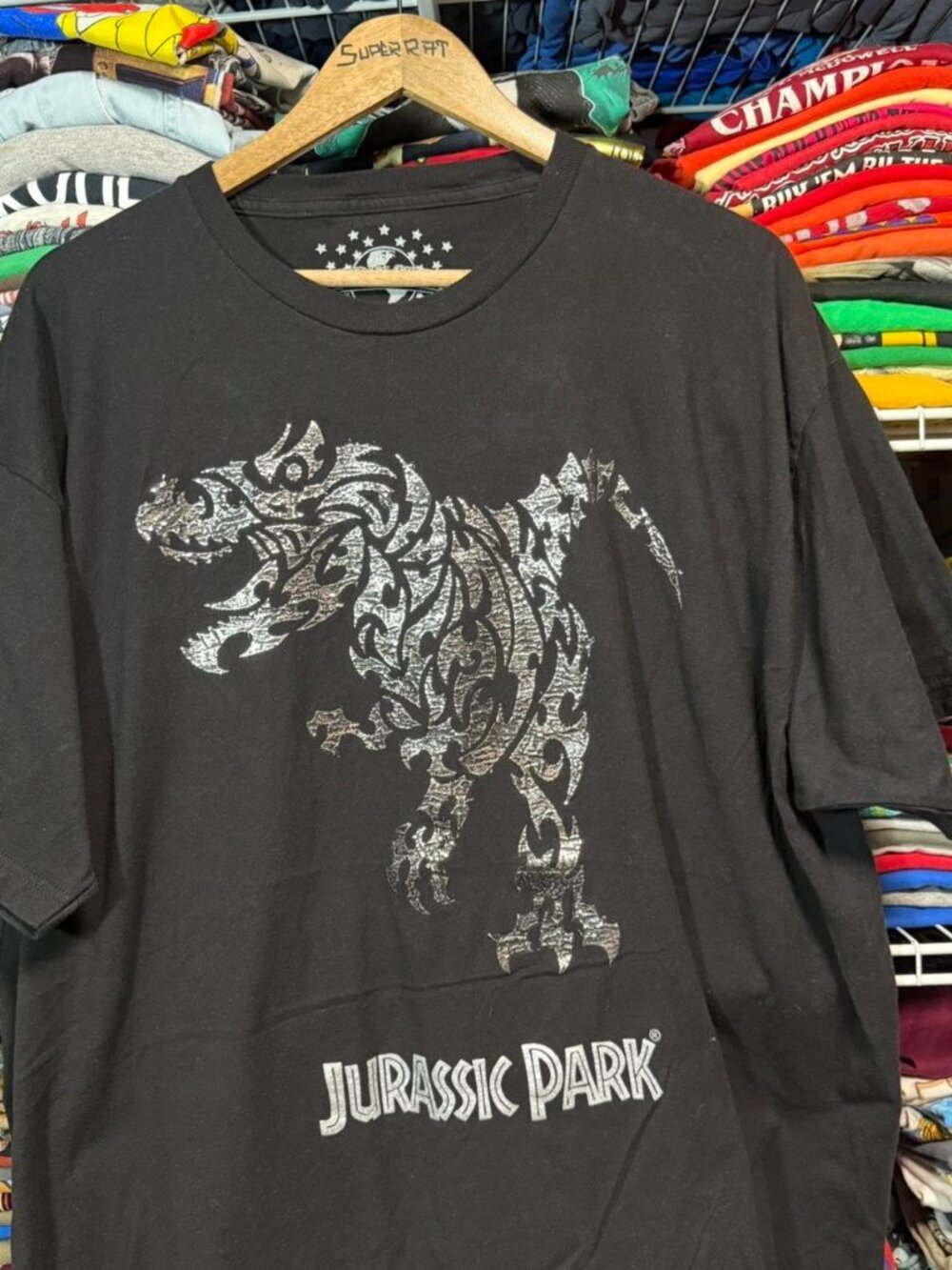 Jurassic park universal studios 3d print T. rex t shirt black
